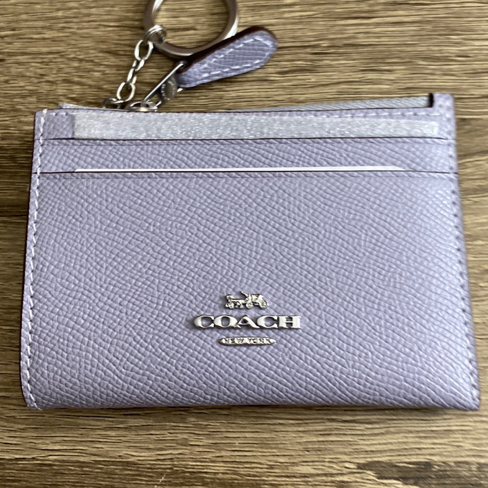 Coach Skinny ID Case Mist Grey NWTs - Picture 4 of 6